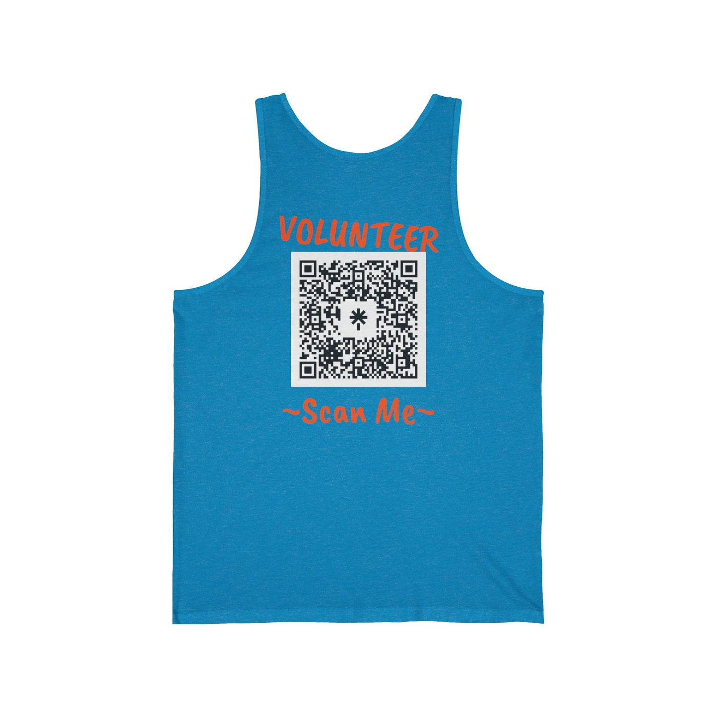 Personalized Volunteer Unisex Jersey Tank