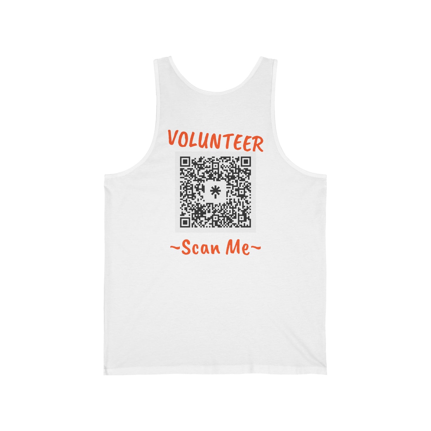 Personalized Volunteer Unisex Jersey Tank