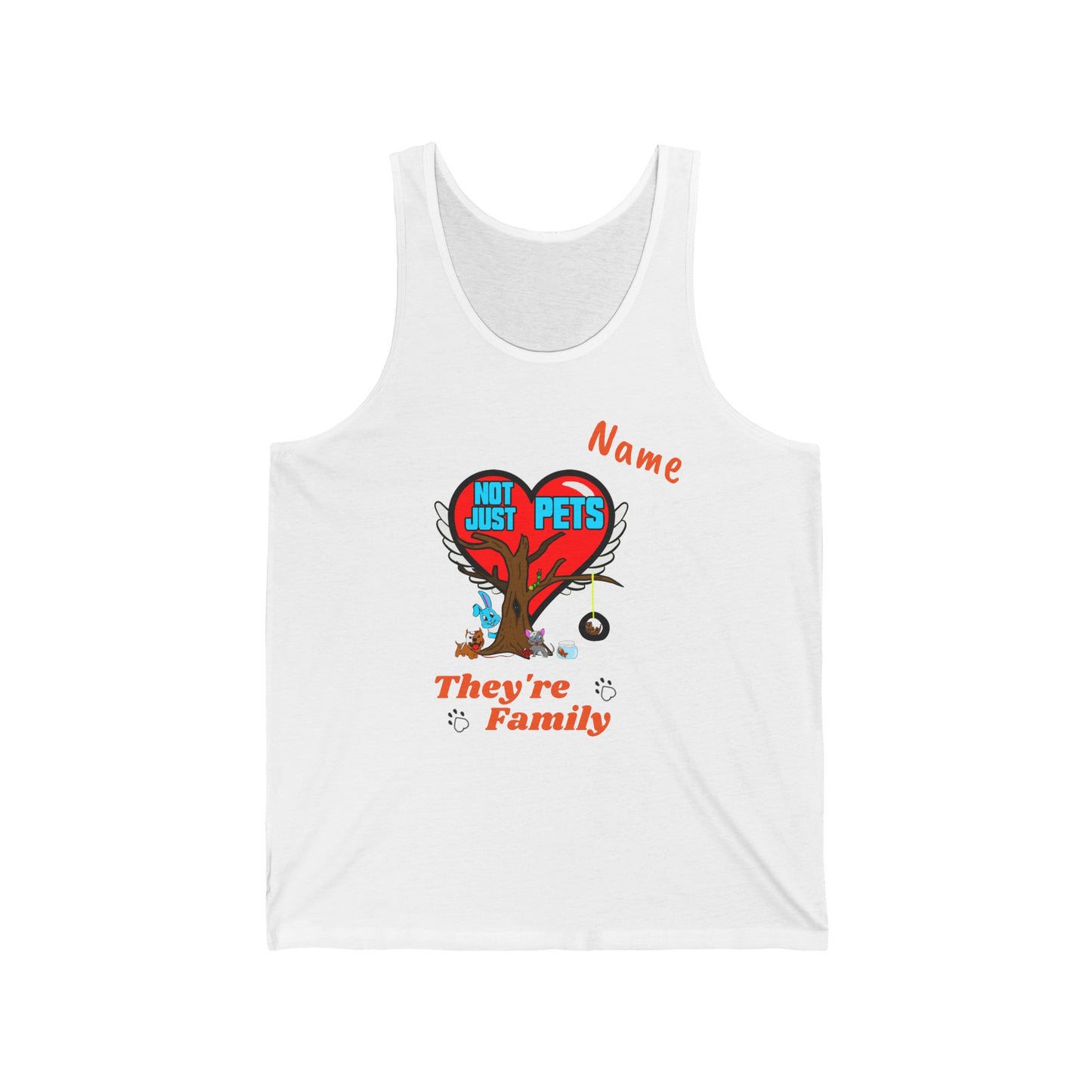 Personalized Volunteer Unisex Jersey Tank